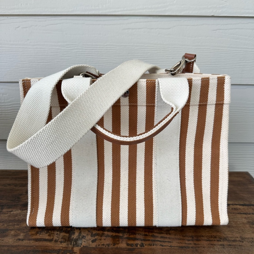 RUE de Verneuil Canvas Top Handle Bag - Picture 6 of 9